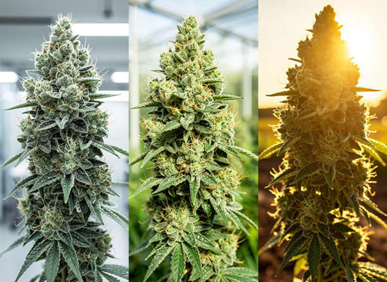 The Difference Between Indoor, Greenhouse, and Outdoor Flower